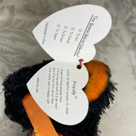 TY Halloween Beanie Babies Witchy and Fraidy - Picture 6 of 8